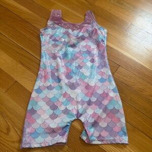 Girls gymnastics biketard